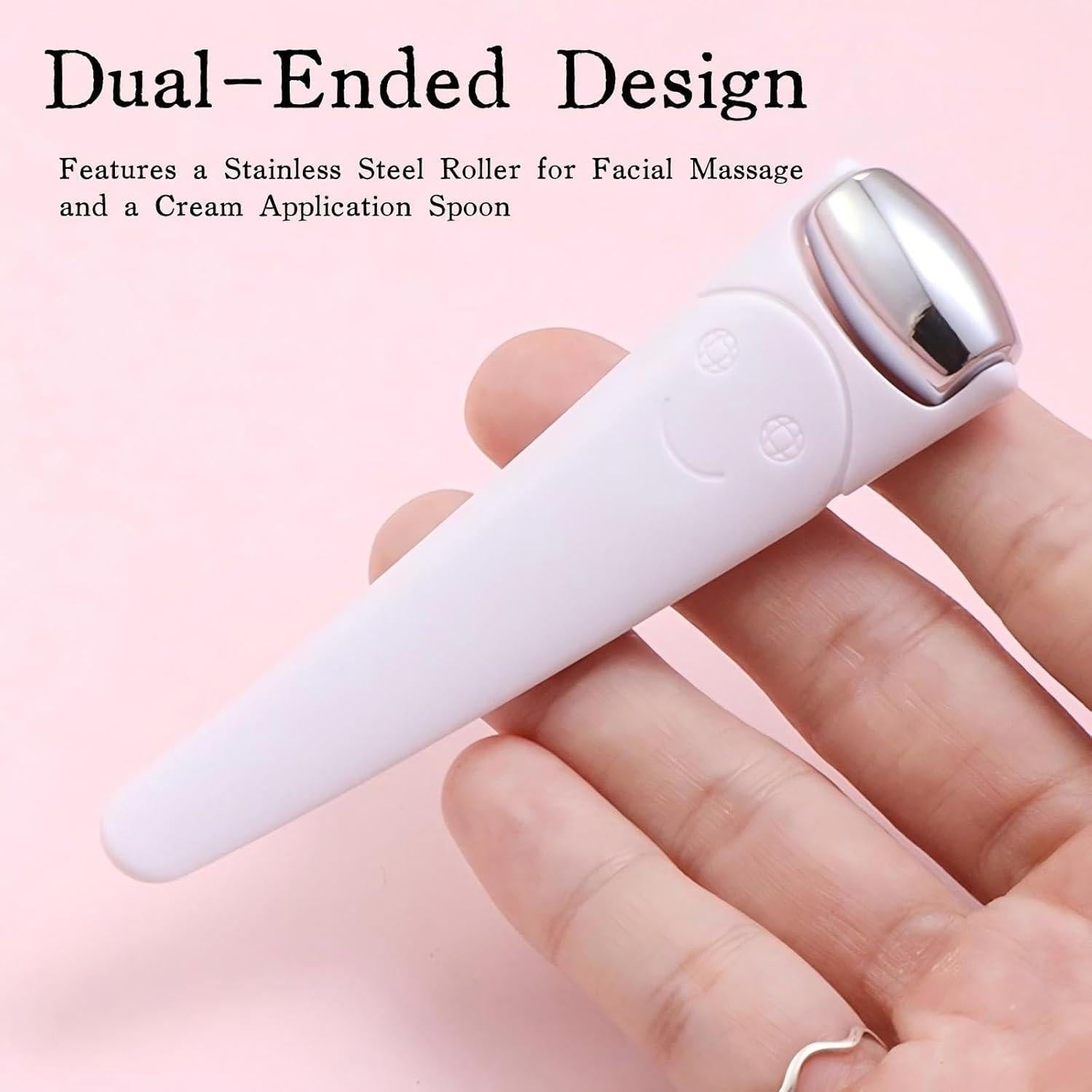 Rodillo de Hielo Facial KINTEGOOD Acero Inoxidable Portátil