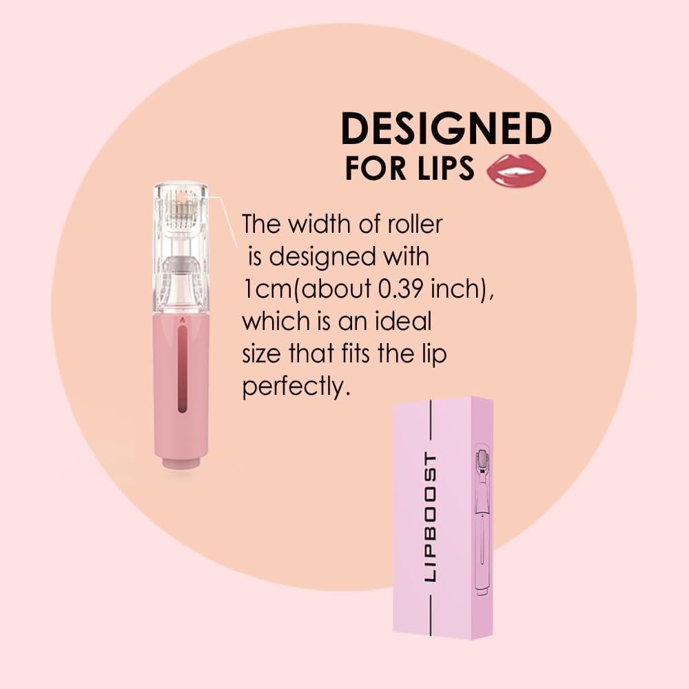 Rodillo Derma TIDEWISH con Aplicador de Suero 0.25mm Rosa