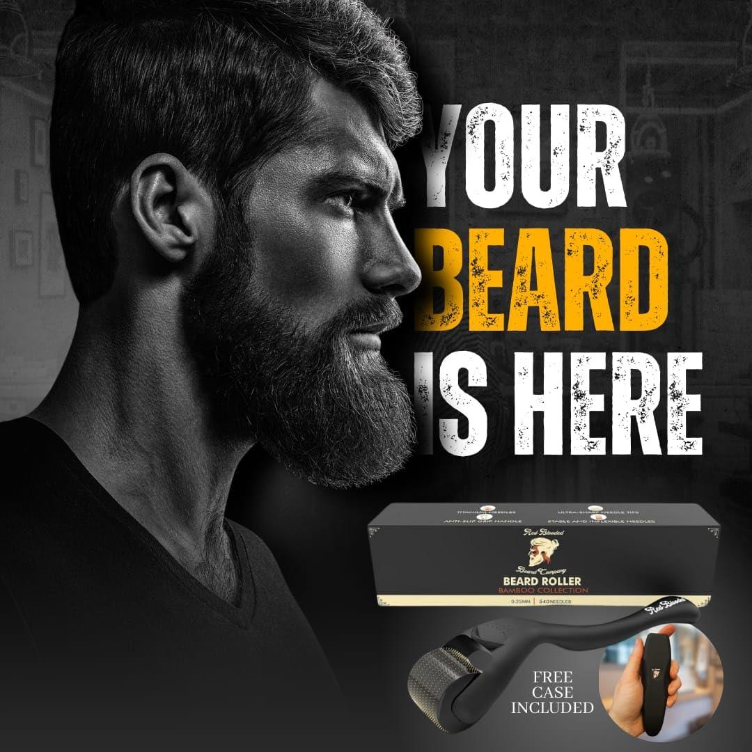 Rodillo Derma para Barba Red-Blooded - Microneedles 16.6cm