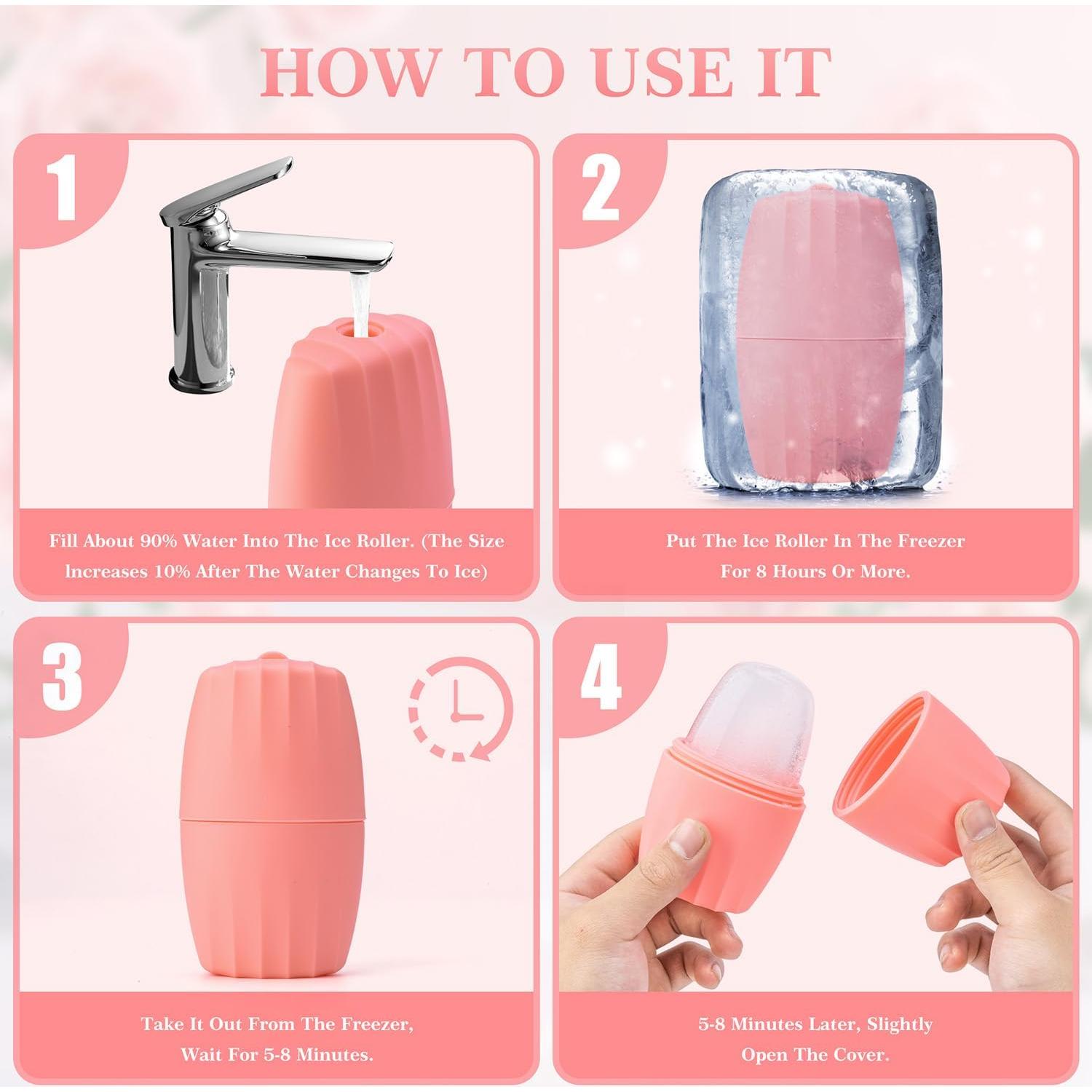 Molde de Silicona Reutilizable para Rodillo de Hielo SUPTEC