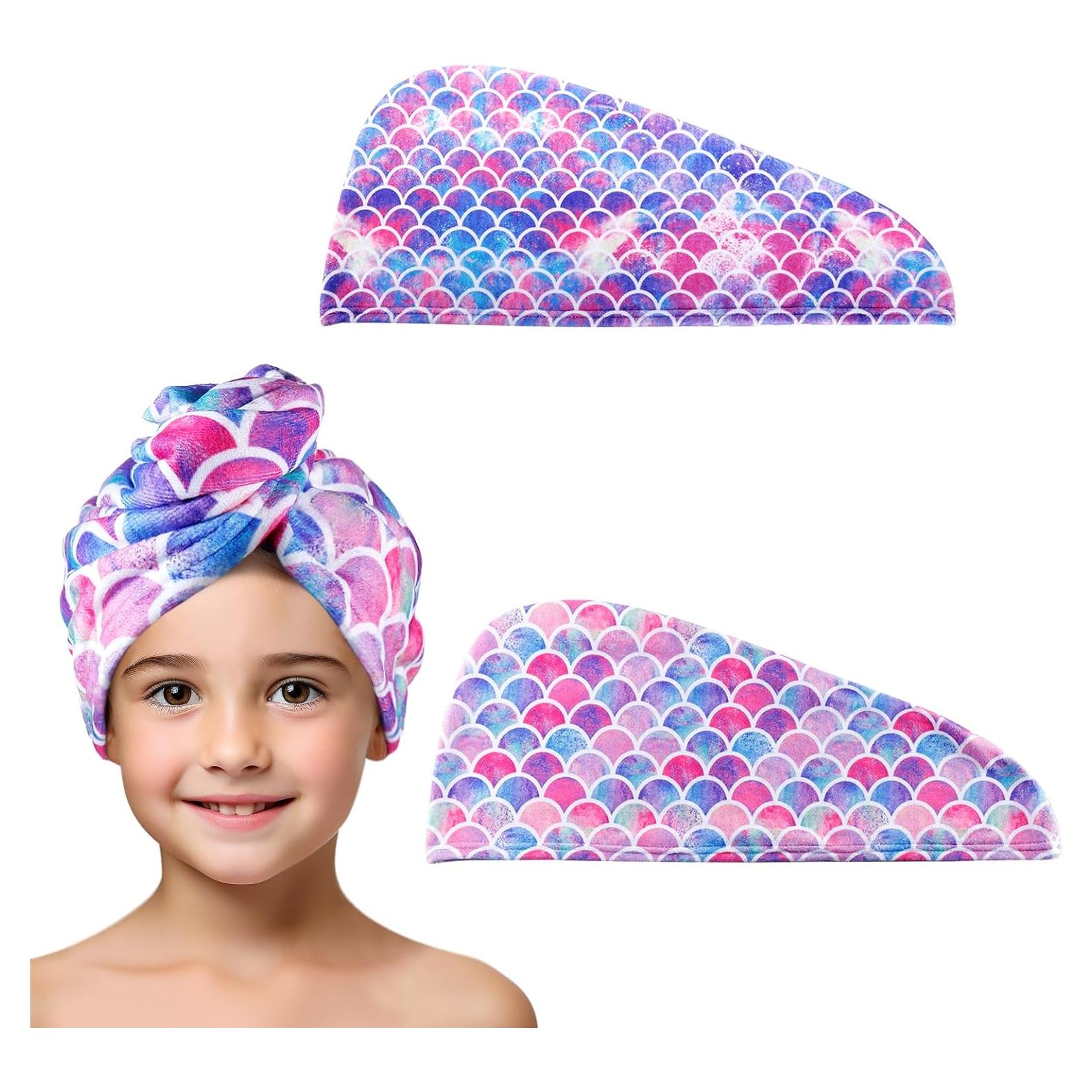 Toalla de Microfibra para Cabello MADHOLLY Sirena 2Pack