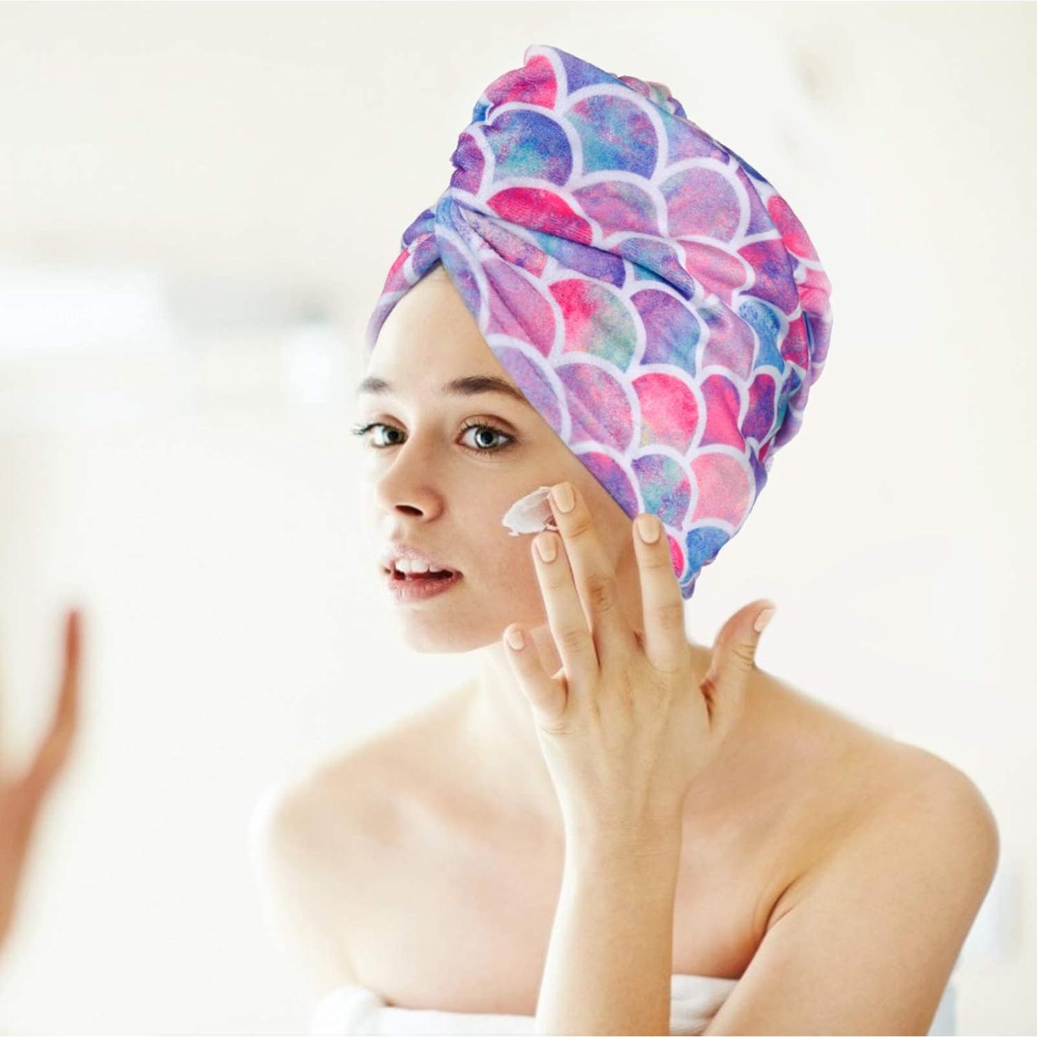 Toalla de Microfibra para Cabello MADHOLLY Sirena 2Pack