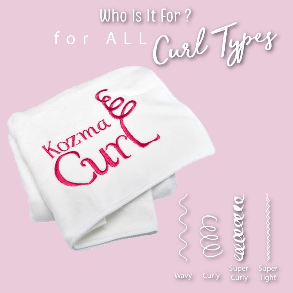 Toalla de Microfibra Kozma Curl 50.8x94 cm Antifrizz