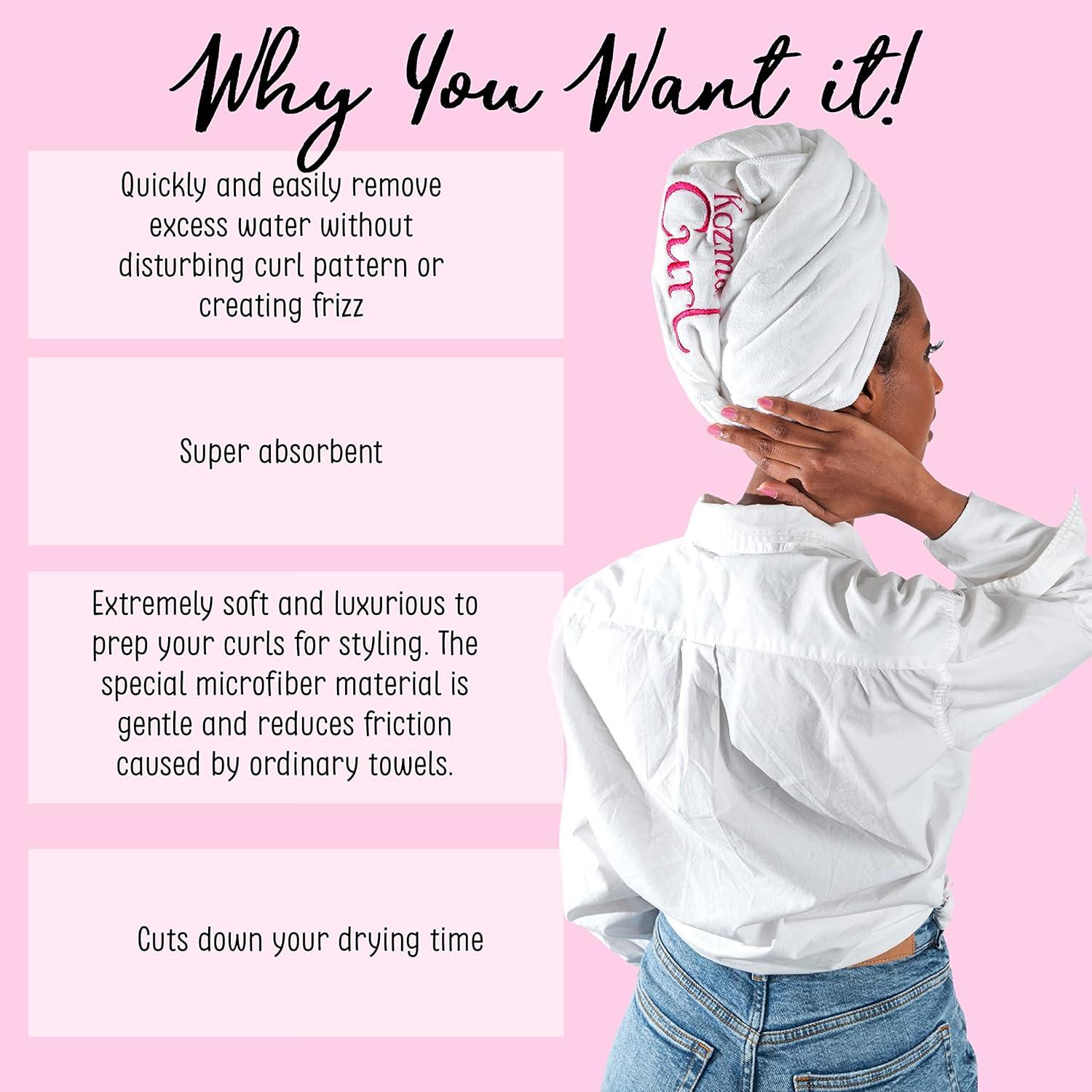 Toalla de Microfibra Kozma Curl 50.8x94 cm Antifrizz