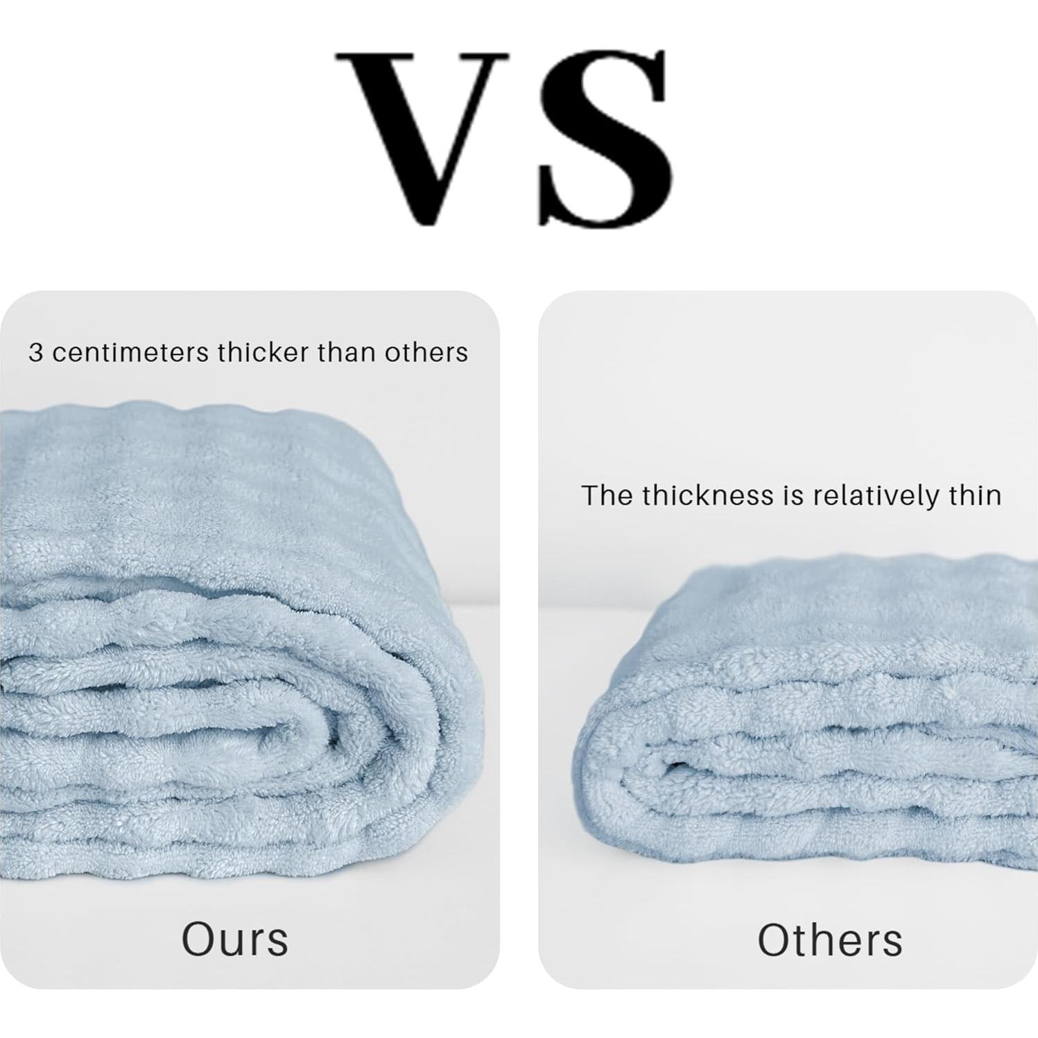 Toallas de Microfibra para el Cabello ROLSHOL - Paquete de 3