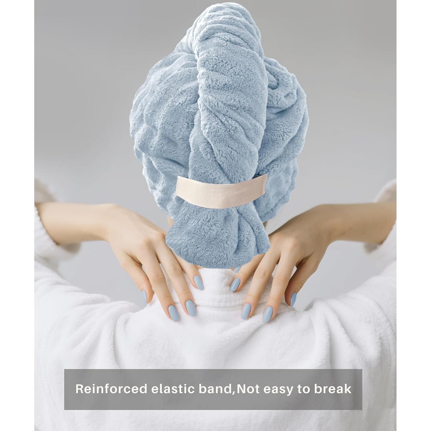 Toallas de Microfibra para el Cabello ROLSHOL - Paquete de 3