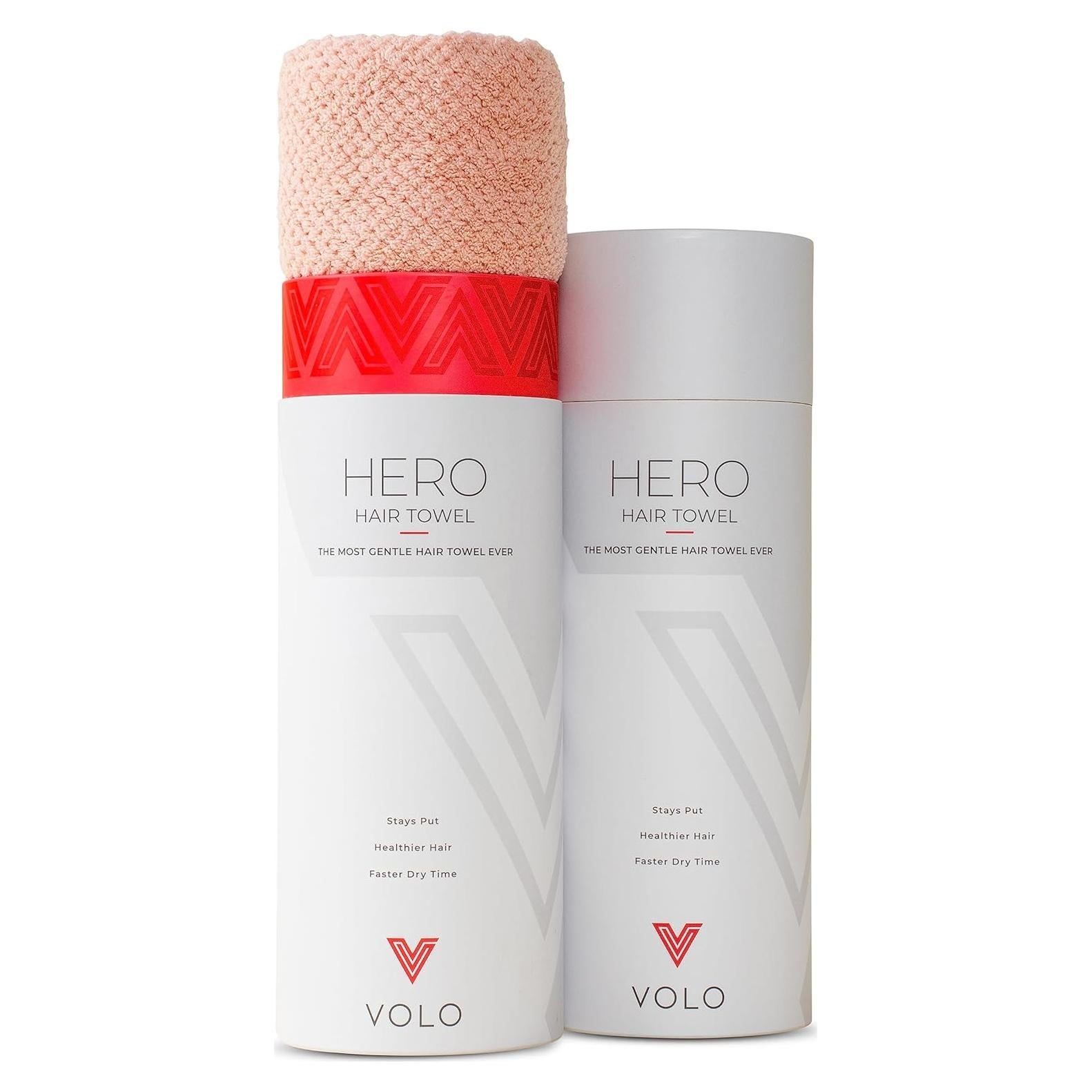 Toalla de Pelo VOLO Hero Nube Rosa - Microfibra Ultra Suave