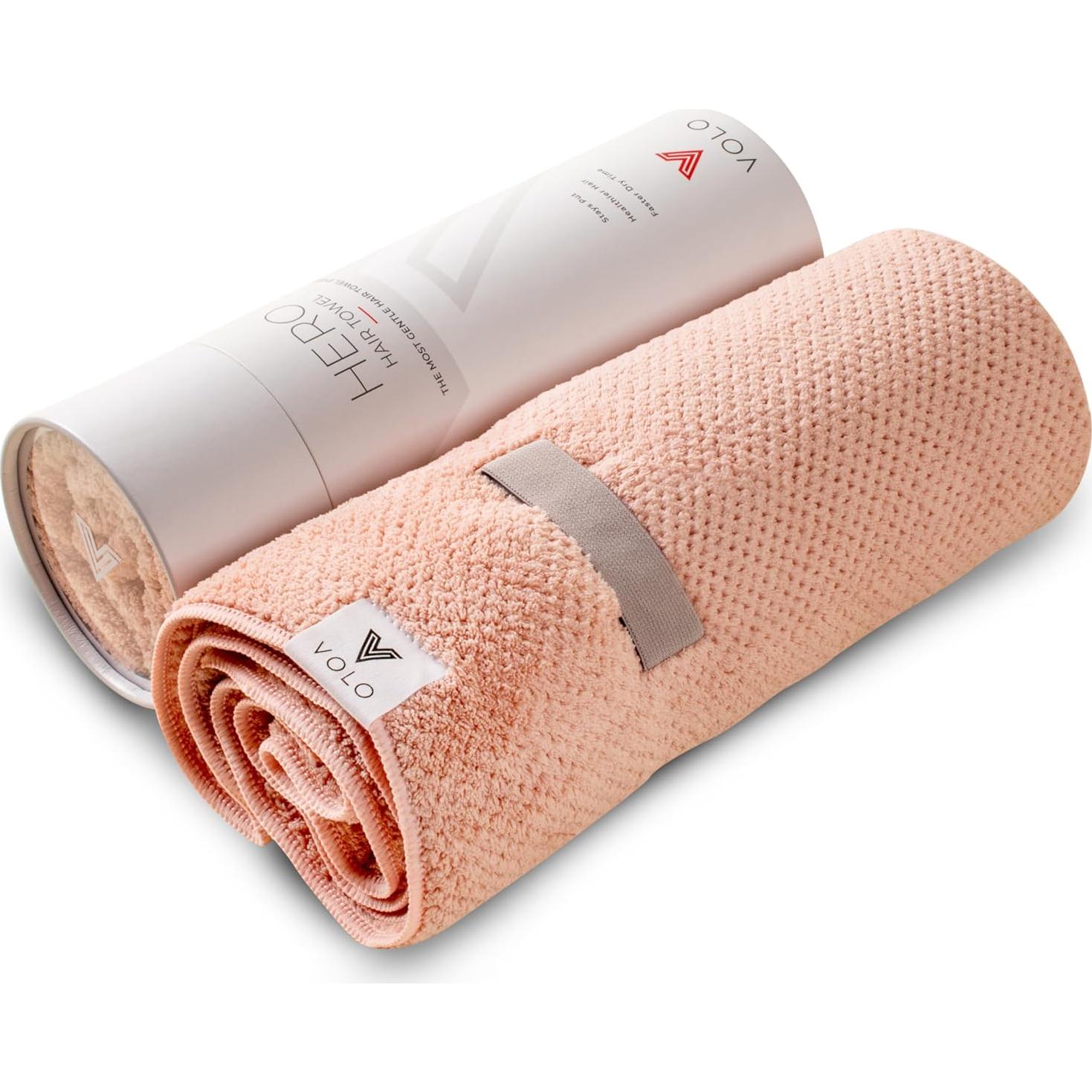 Toalla de Pelo VOLO Hero Nube Rosa - Microfibra Ultra Suave