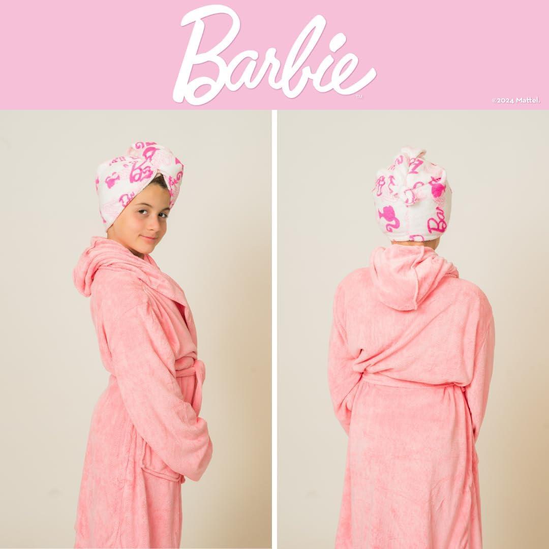 Set de 2 Toallas de Microfibra para el Cabello Barbie