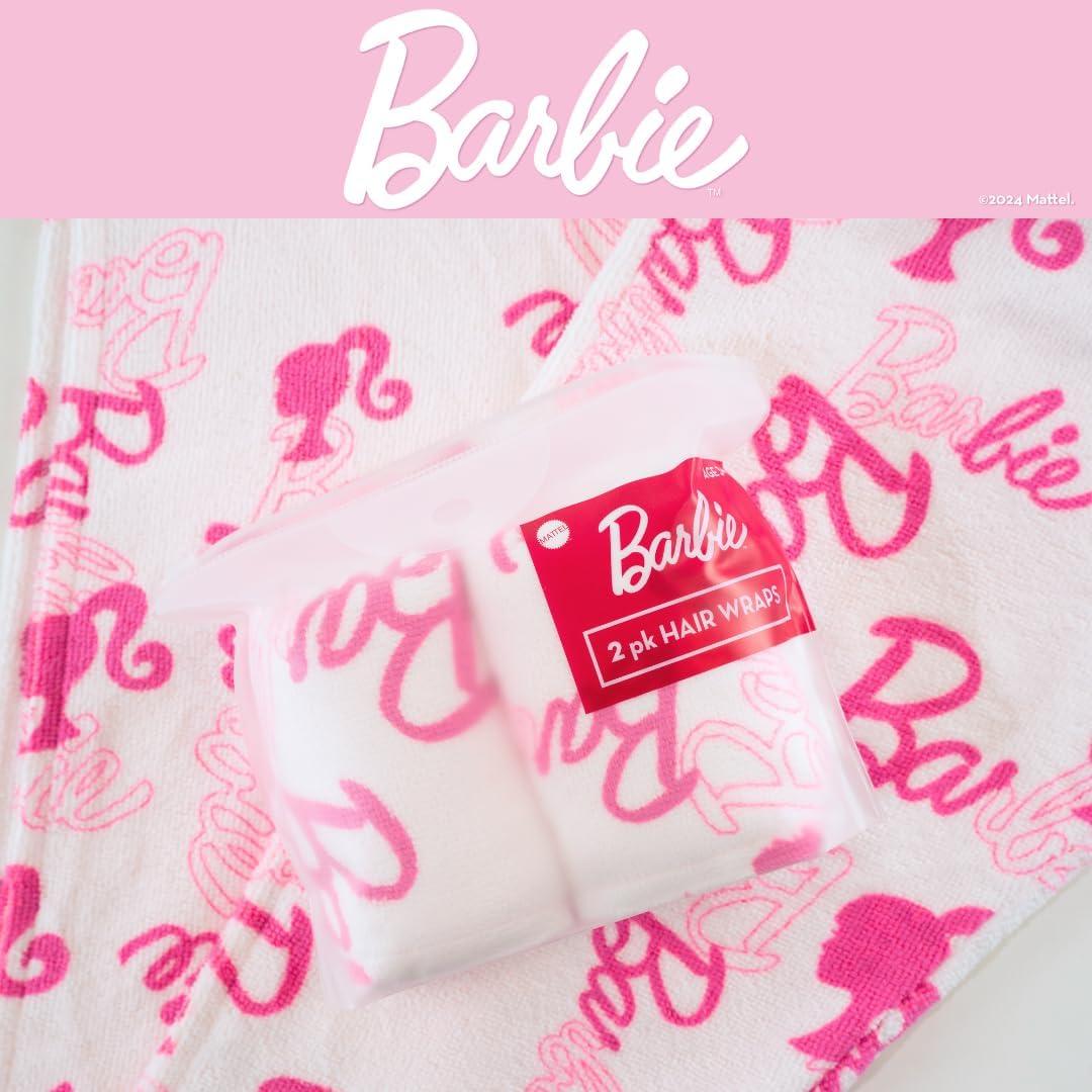 Set de 2 Toallas de Microfibra para el Cabello Barbie