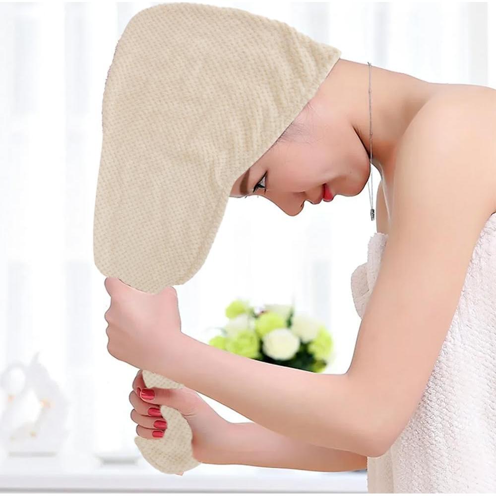 Toalla de Microfibra para Cabello VToALARD 2 Piezas Absorbentes