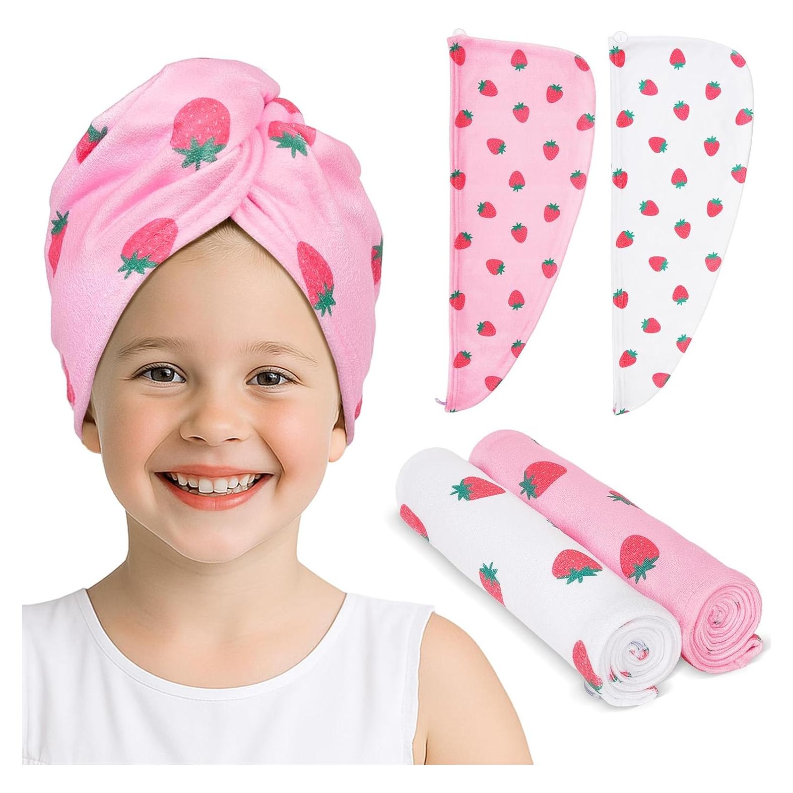 Toalla de Microfibra para Cabello Unicorn Castle 2Pack Rosa