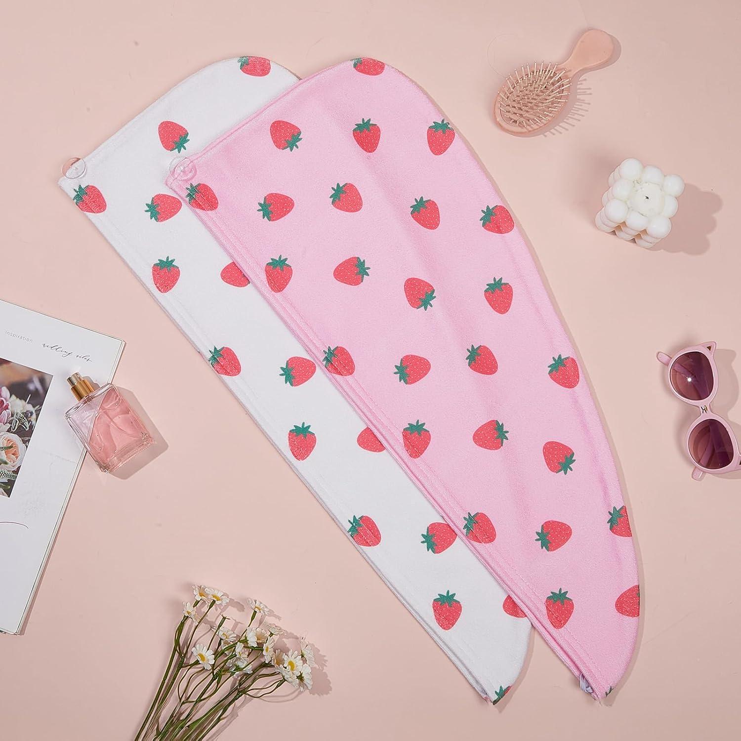 Toalla de Microfibra para Cabello Unicorn Castle 2Pack Rosa