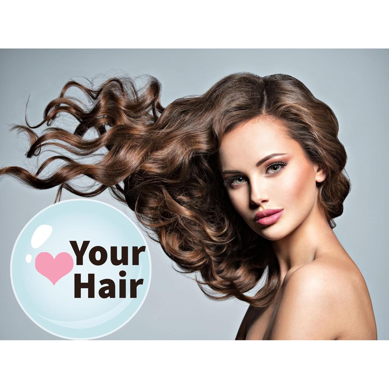 Toalla de Cabello Radiant Queen 100% Algodón Gris Ballena 68.6x25.4cm