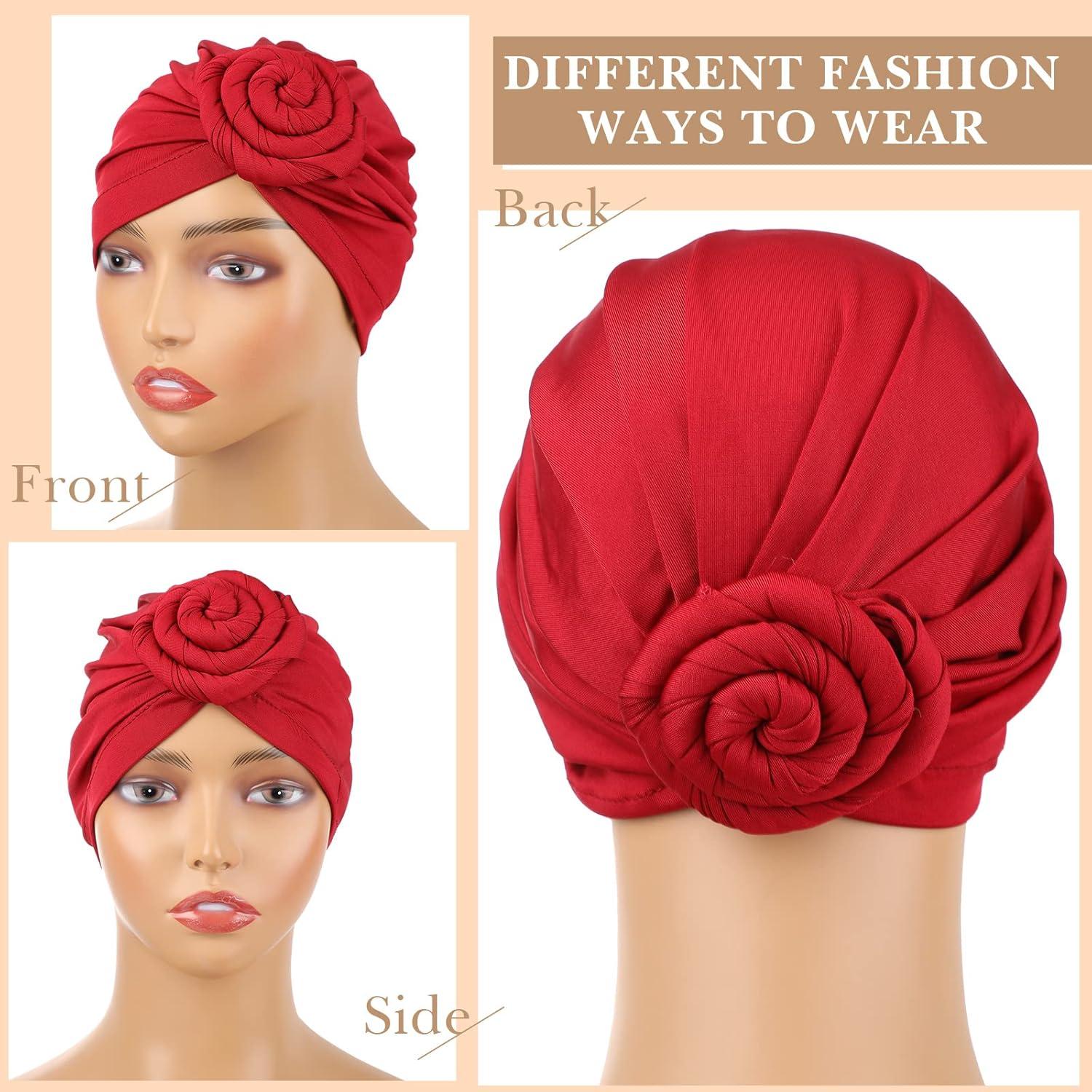 18 Piezas Bonete Africano para Dormir JaGely - Turbantes de Mujer