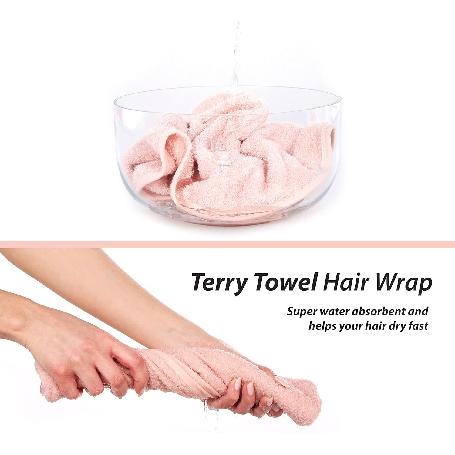 Gorro de Ducha Cacala para Mujeres - Toalla Absorbente 3 Piezas