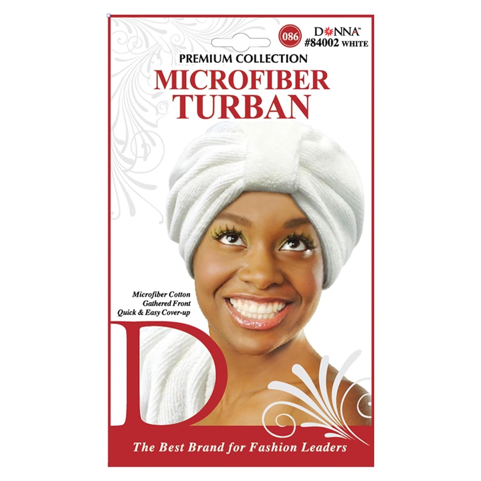 Turbante de Microfibra DONNA Blanco Secado Rápido 1PC