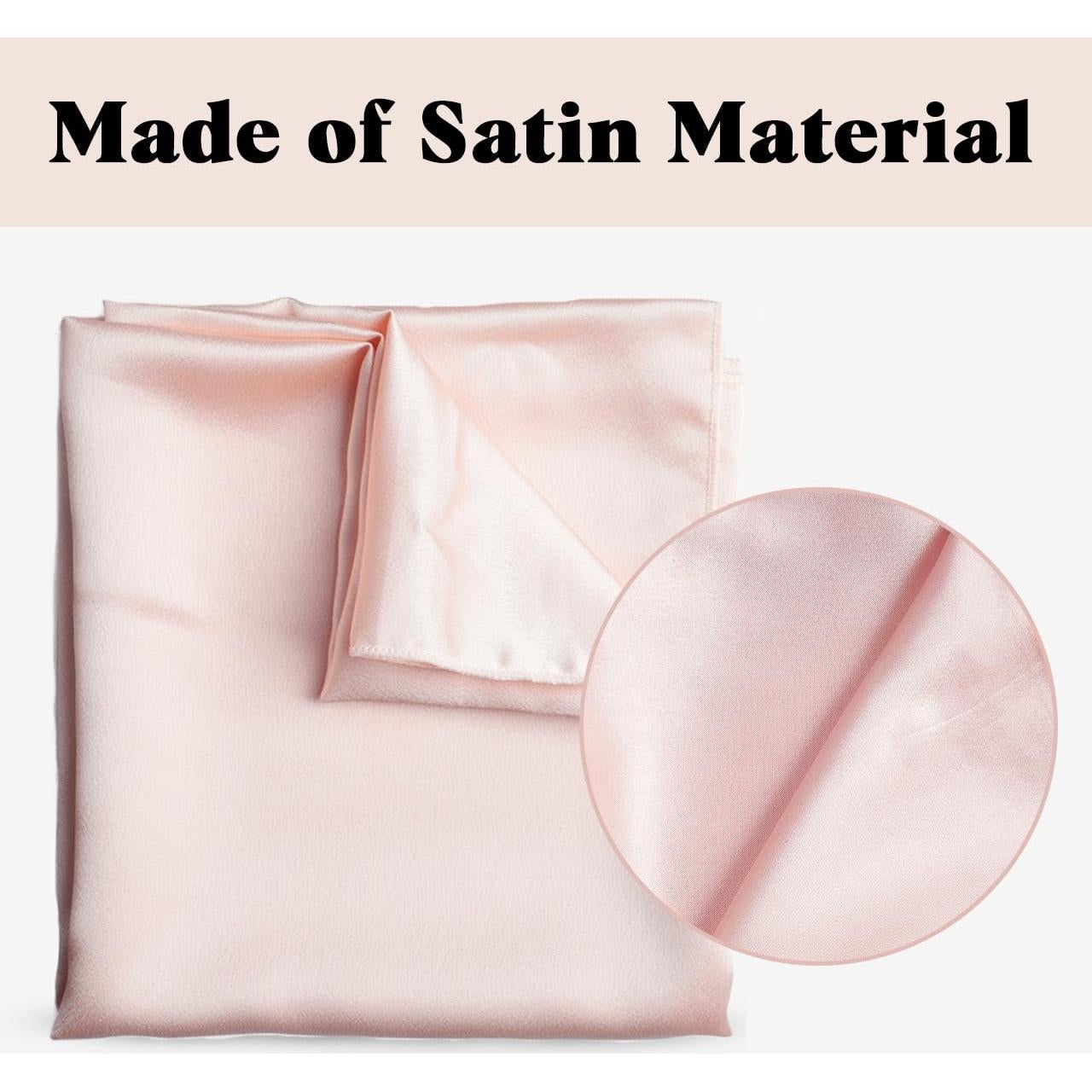 Bufanda de Satén Kitsch para Mujeres - Bonete de Sueño 71x76 cm