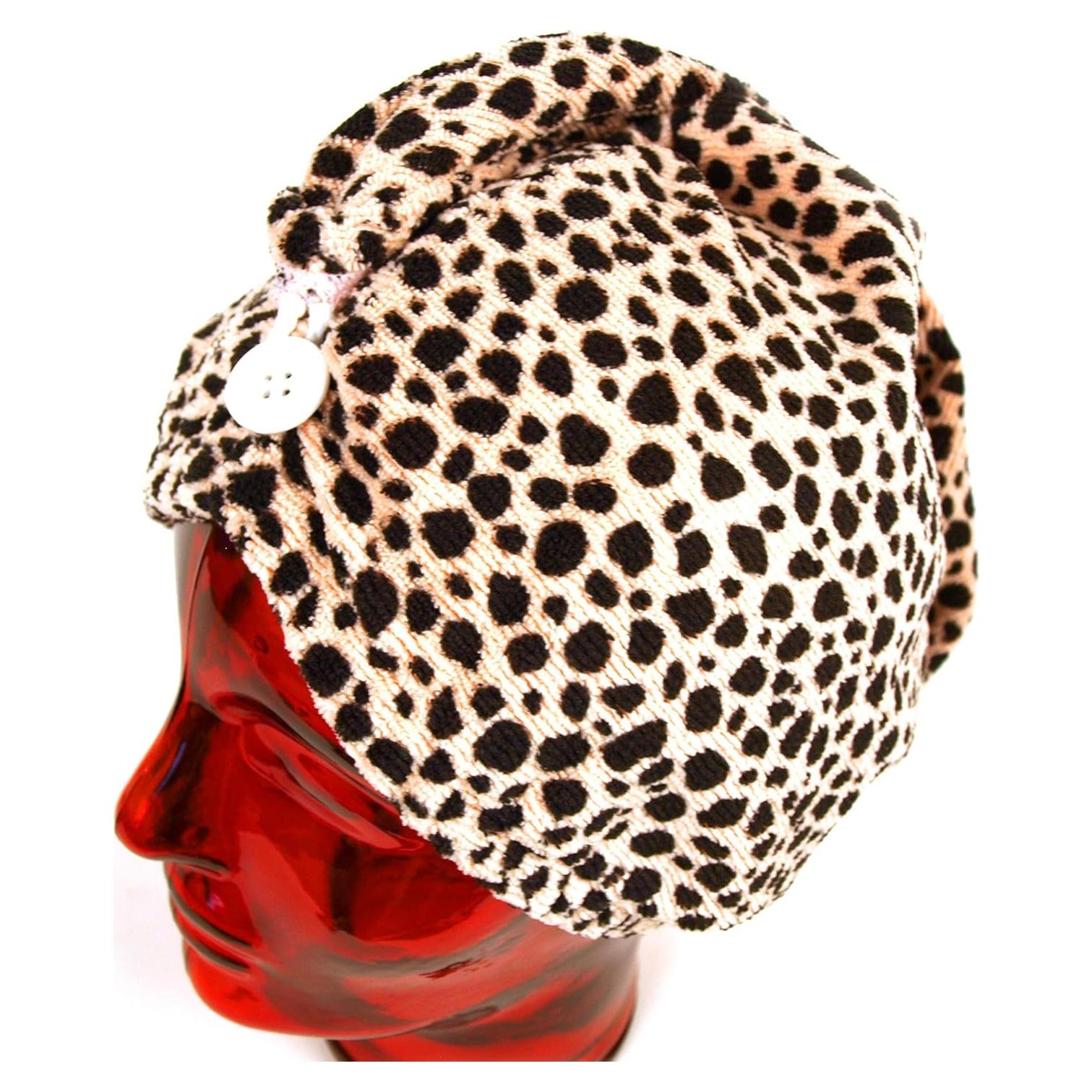 Turbante de Microfibra NPW Leopardo para el Cabello