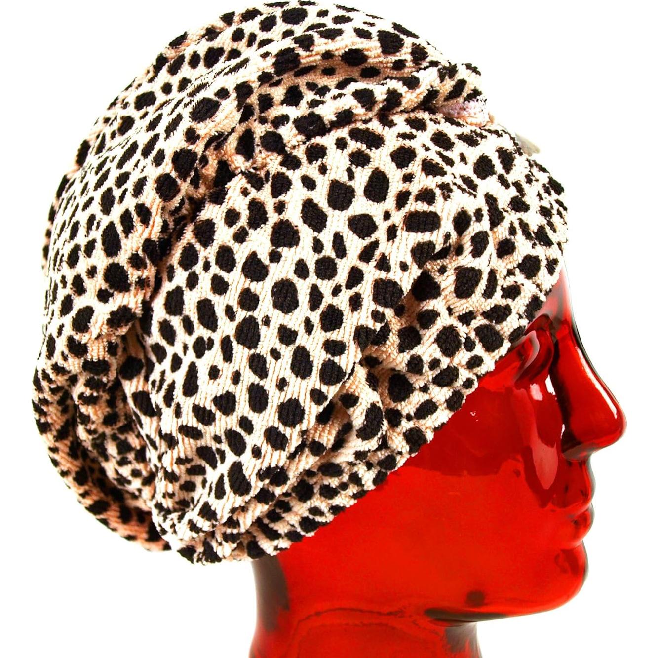 Turbante de Microfibra NPW Leopardo para el Cabello