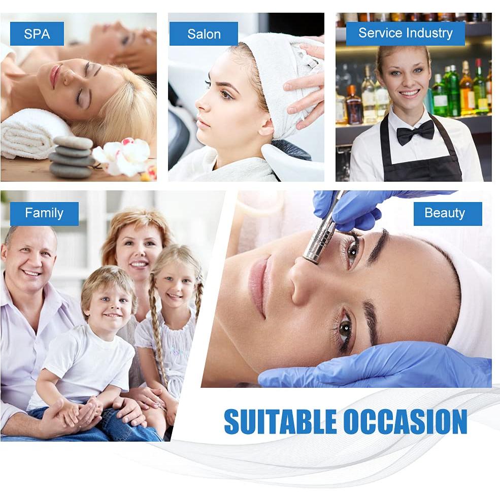 Gorros de Ducha Desechables Maltose 100 Pcs 50.3 cm Azul