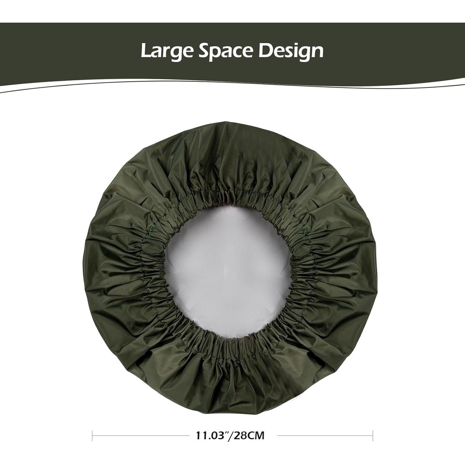 Gorro de Ducha Reutilizable VISHOP Verde Grande para Cabello