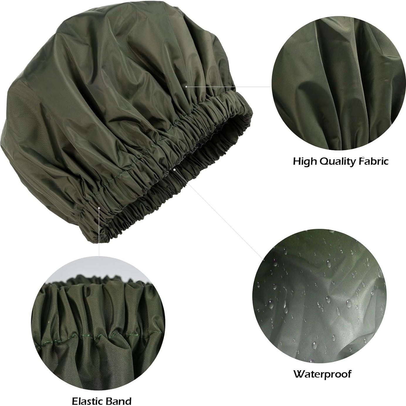 Gorro de Ducha Reutilizable VISHOP Verde Grande para Cabello