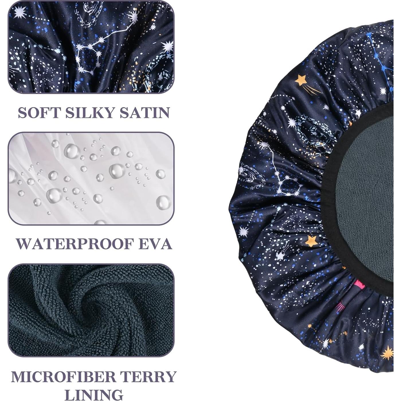 Gorro de Ducha Impermeable Yonchic Estampado Astral Marino 30.48cm