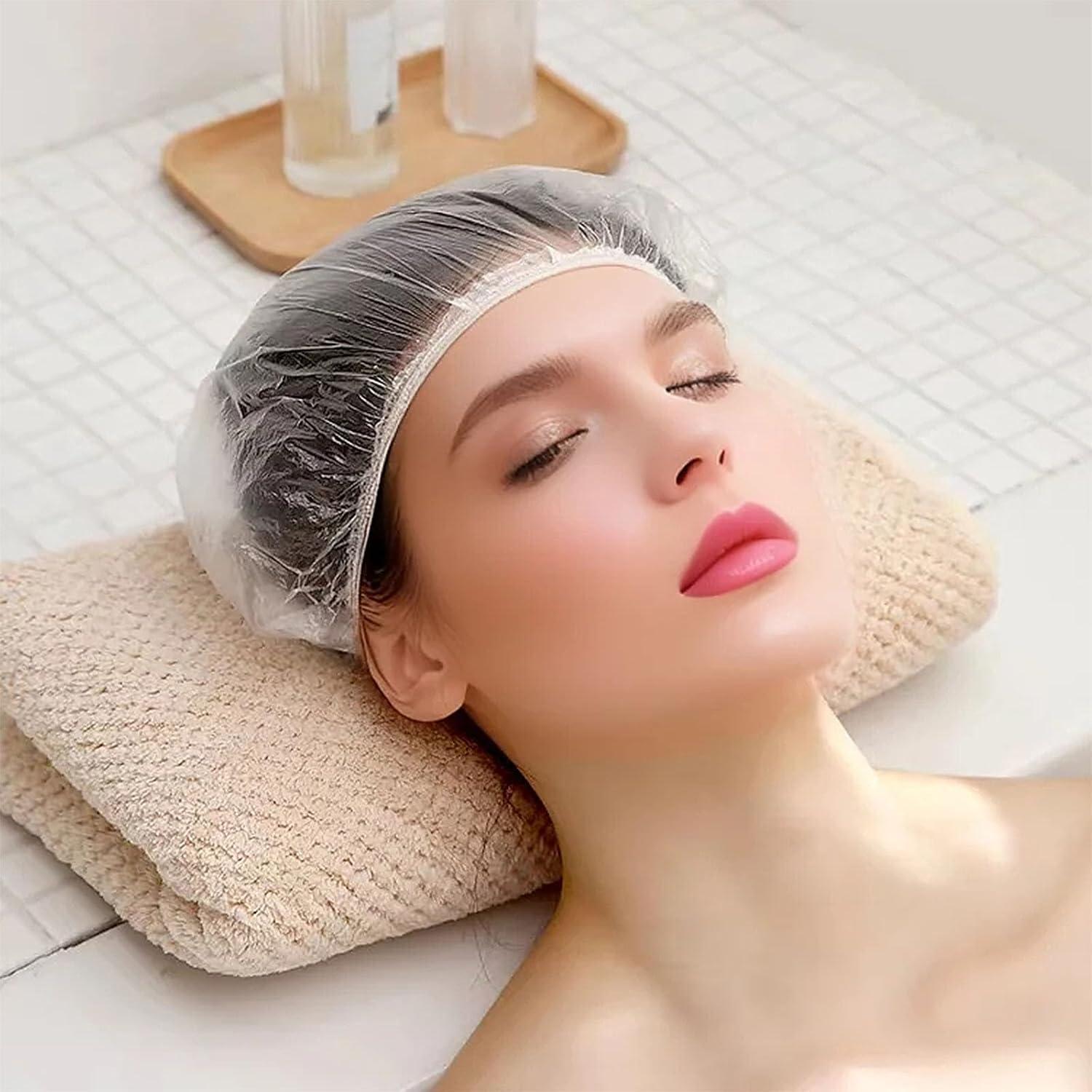 200 Gorras de Ducha Desechables Transparentes Tihzheoy 46 cm