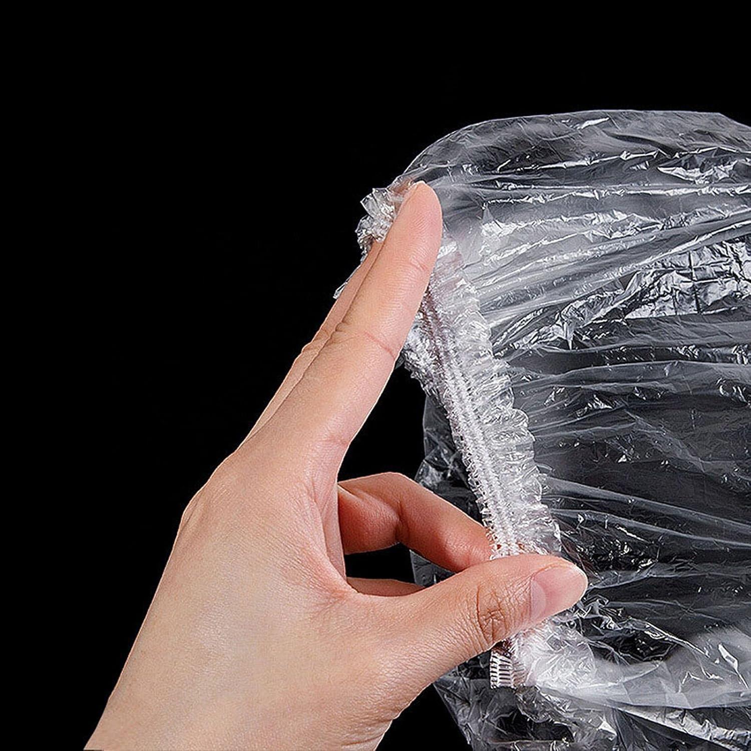 200 Gorras de Ducha Desechables Transparentes Tihzheoy 46 cm