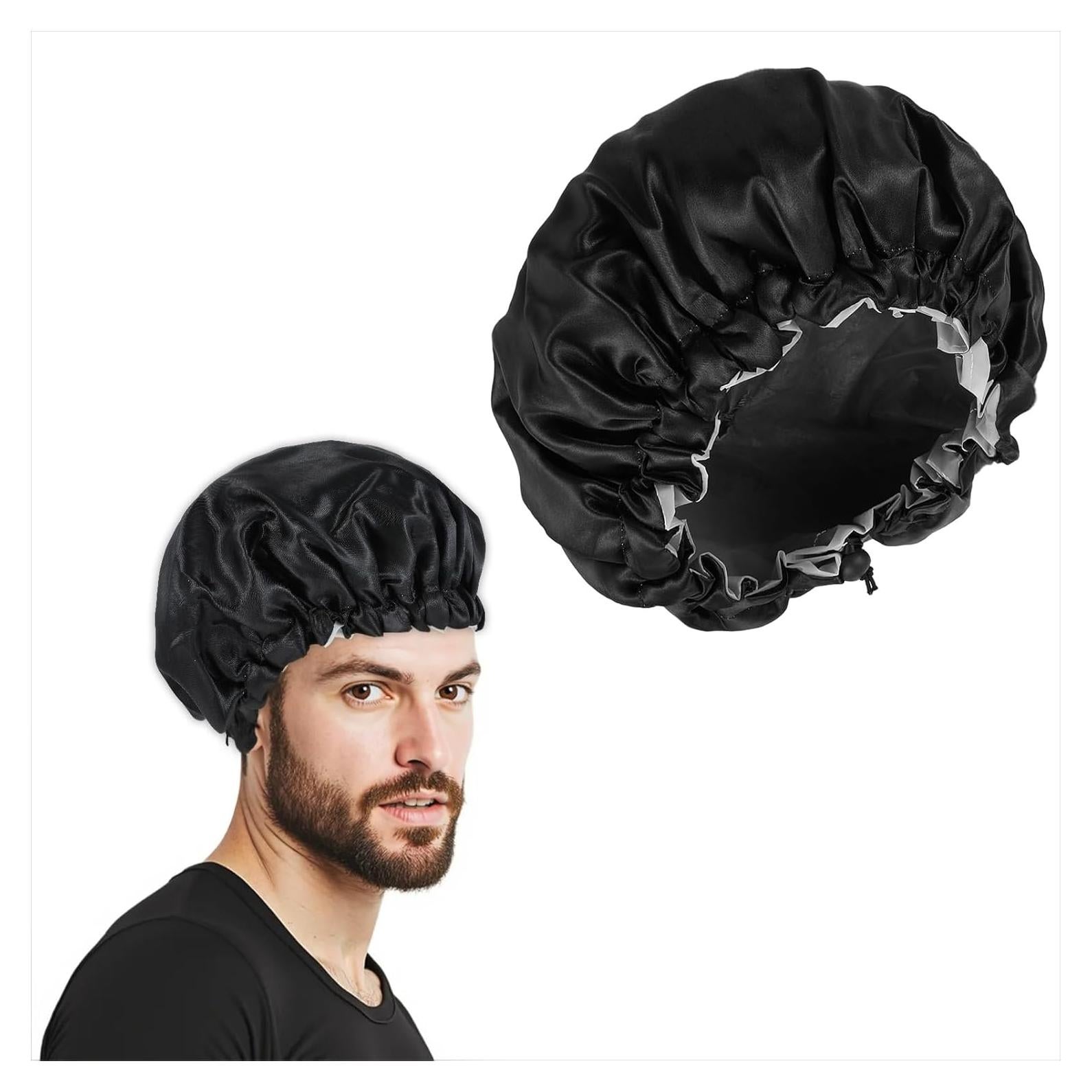 Gorro de Ducha Impermeable Reutilizable Quilax para Hombres