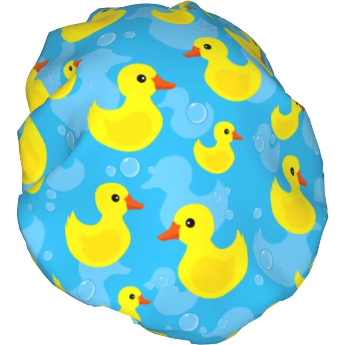 Gorro de Ducha Impermeable Reutilizable Yinzaishe Patito de Goma