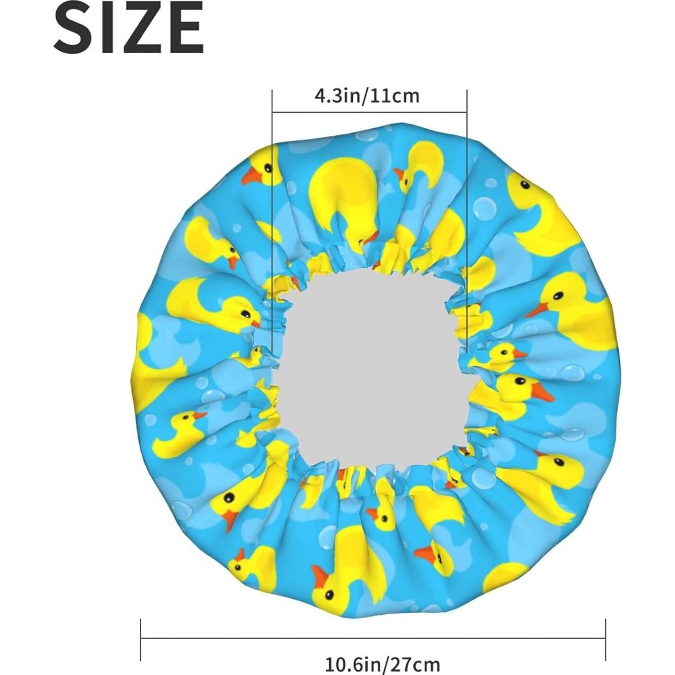 Gorro de Ducha Impermeable Reutilizable Yinzaishe Patito de Goma