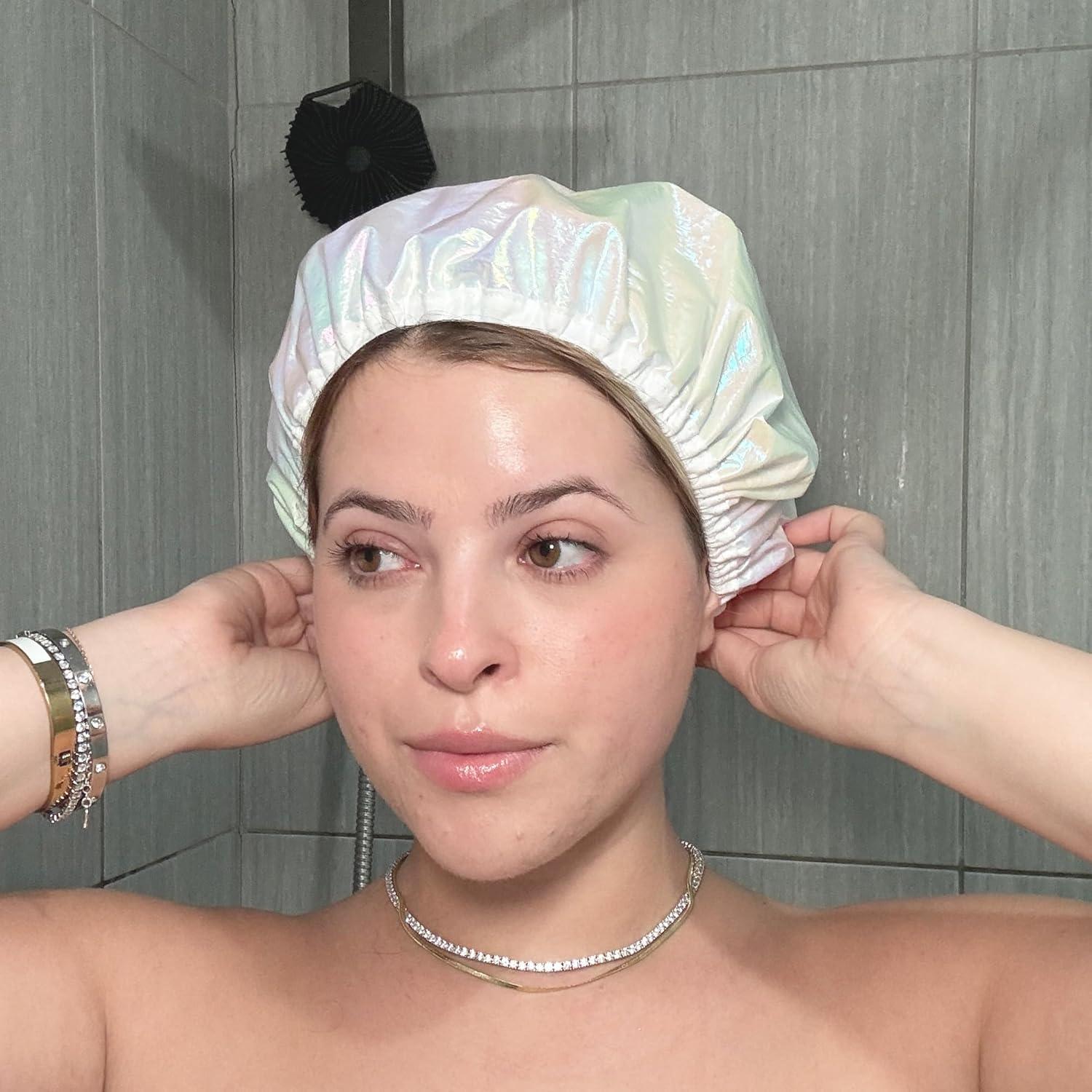 Gorra de Ducha Reutilizable Mane - Lavable y a Prueba de Agua