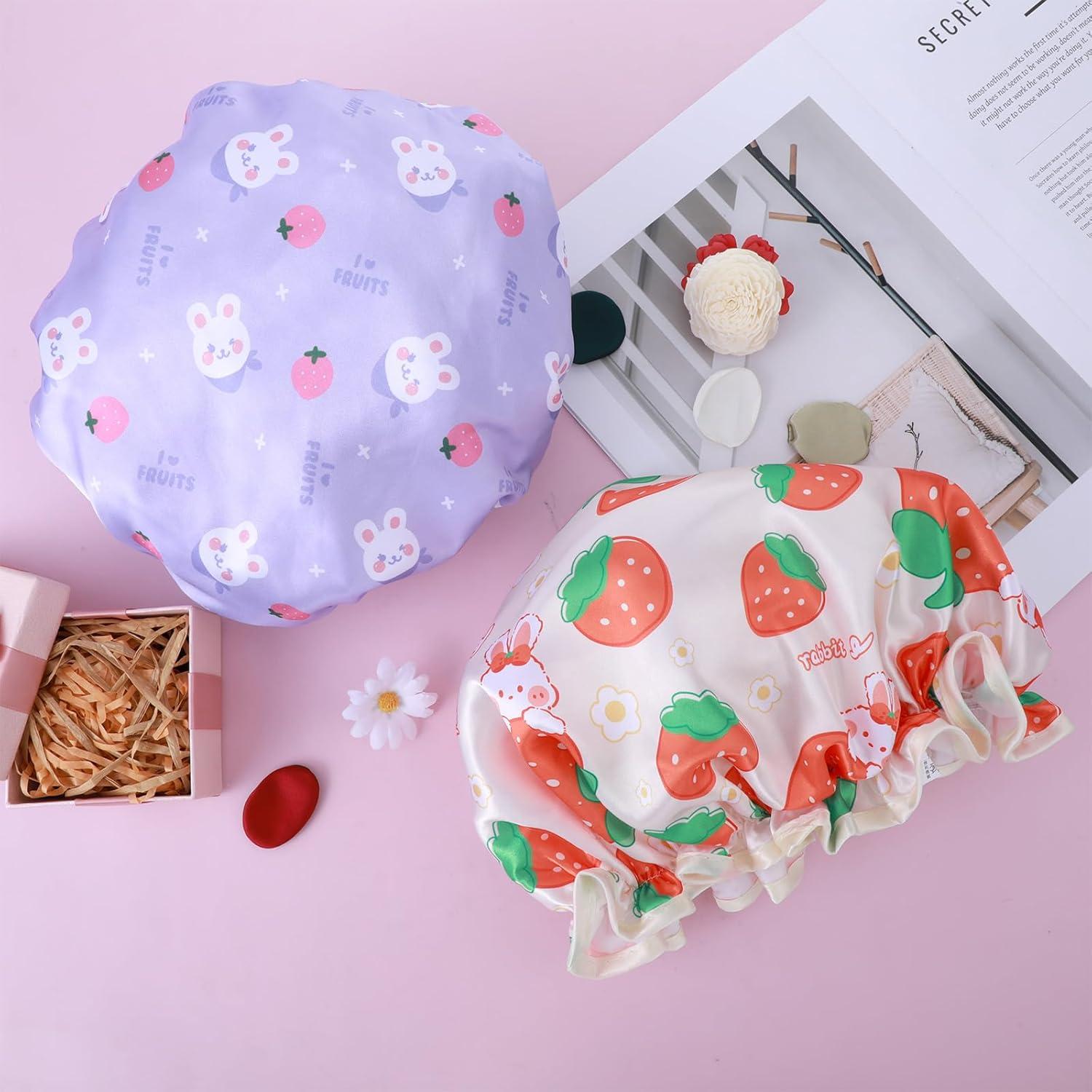 Gorras de Ducha para Niños TIESOME 2 PCS Impermeables