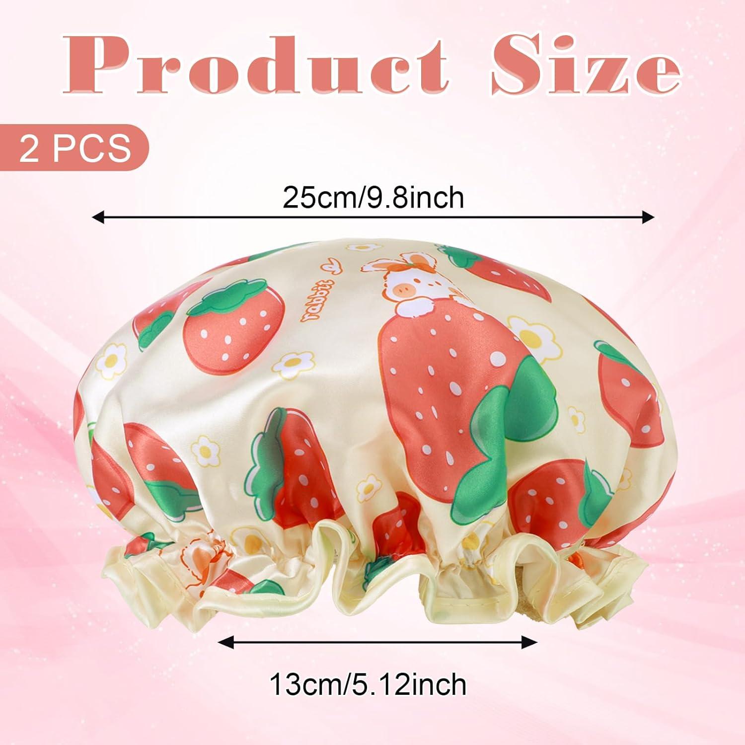 2 Gorras de Ducha Impermeables para Niños LXUEJIE - Colorido