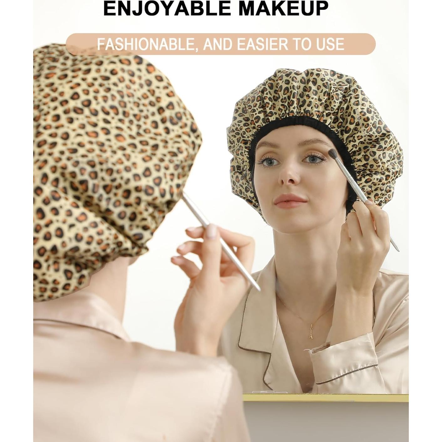 Gorro Térmico Ducha YIZIJIZI 2 Piezas Impermeable 33 cm