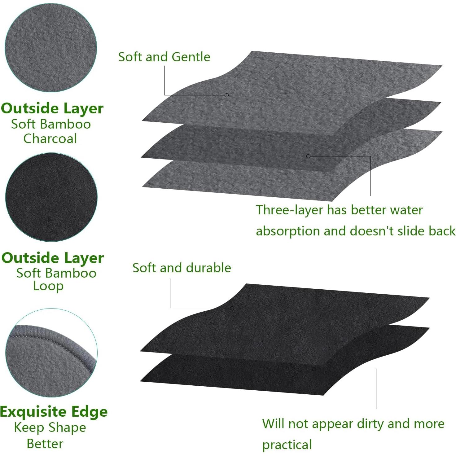 Discos Desmaquillantes Reutilizables Yiwu - 20 Piezas Algodón Bambú