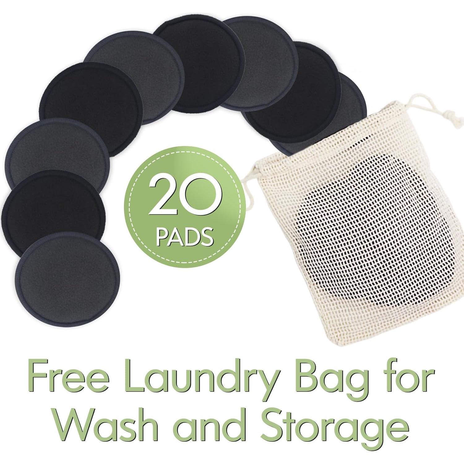 Discos Desmaquillantes Reutilizables Yiwu - 20 Piezas Algodón Bambú