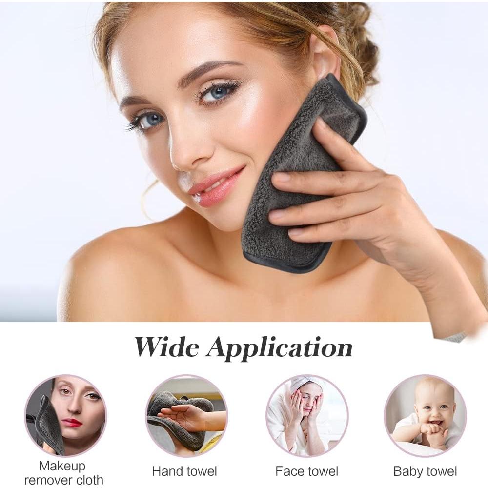 Paquete de 12 Paños Desmaquillantes Reutilizables SINLAND 15x15cm