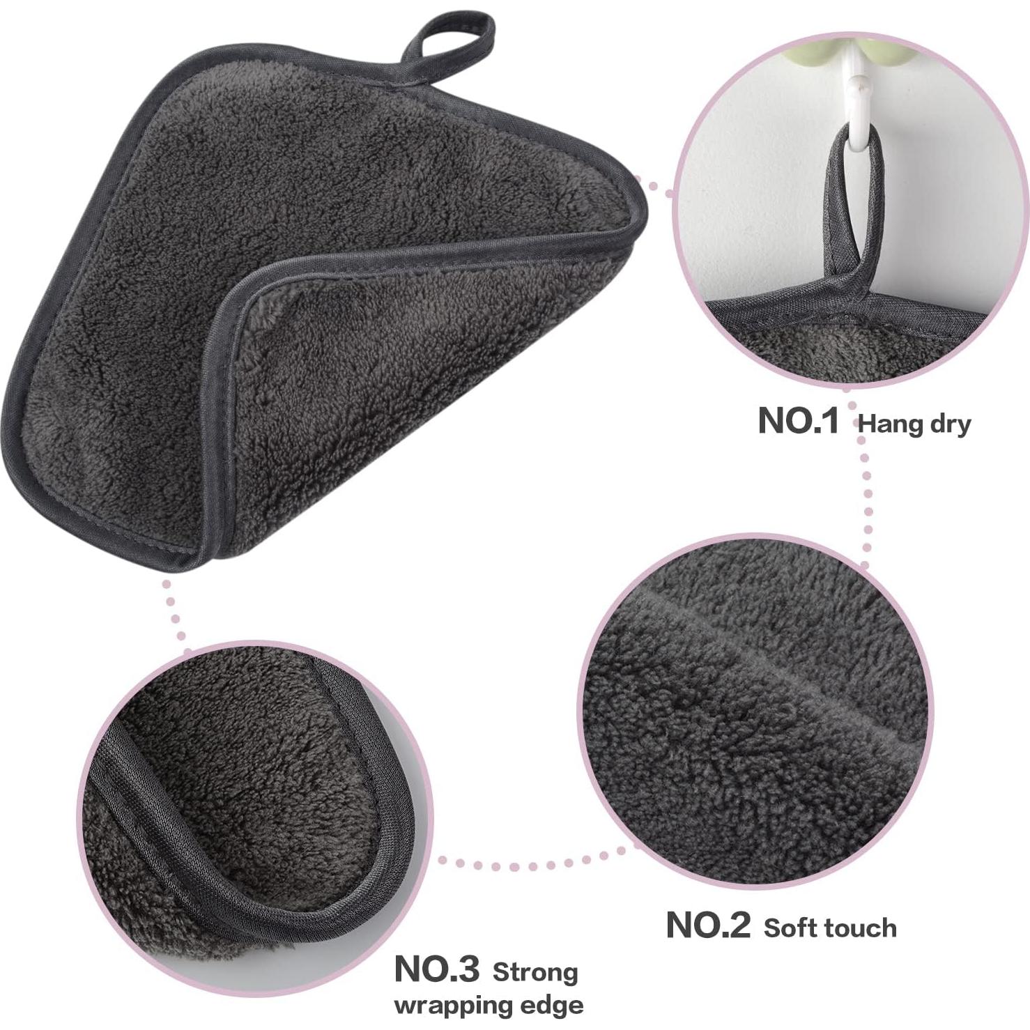 Paquete de 12 Paños Desmaquillantes Reutilizables SINLAND 15x15cm