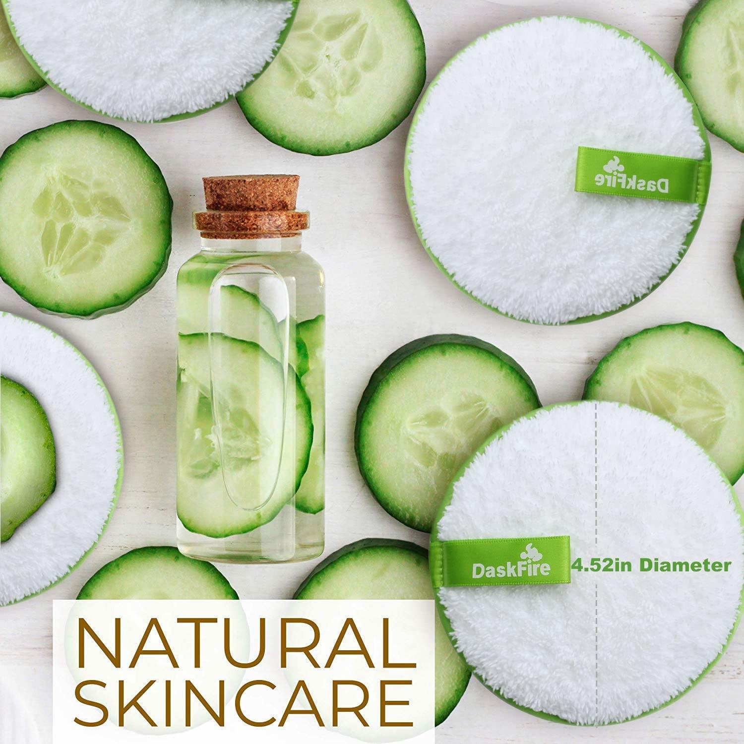Discos Desmaquillantes Reutilizables DaskFire - 3 Pcs, 11.5 cm