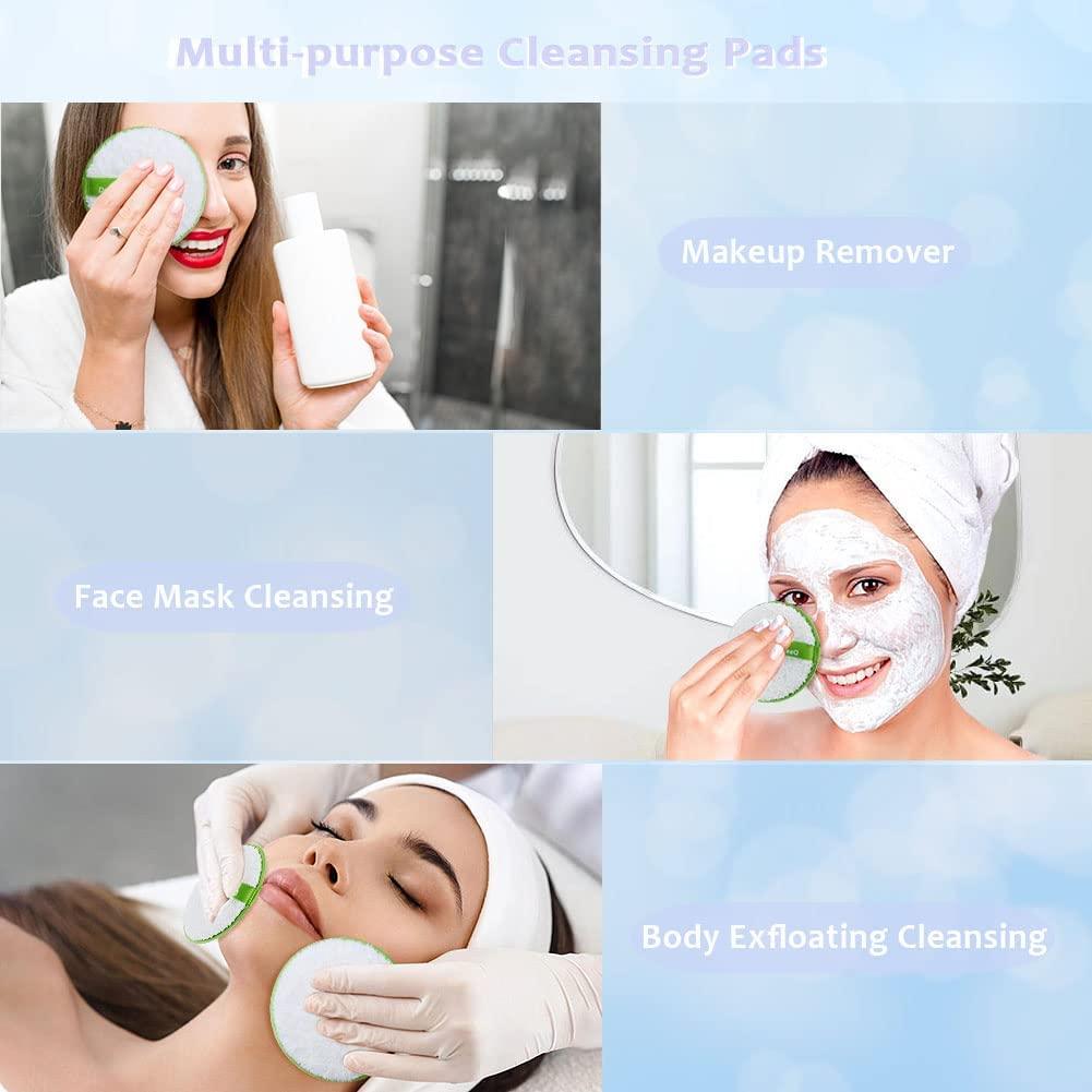 Discos Desmaquillantes Reutilizables DaskFire - 3 Pcs, 11.5 cm