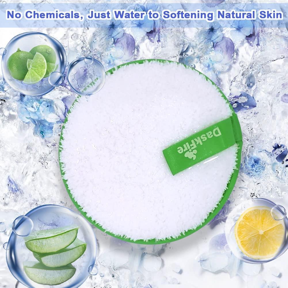 Discos Desmaquillantes Reutilizables DaskFire - 3 Pcs, 11.5 cm