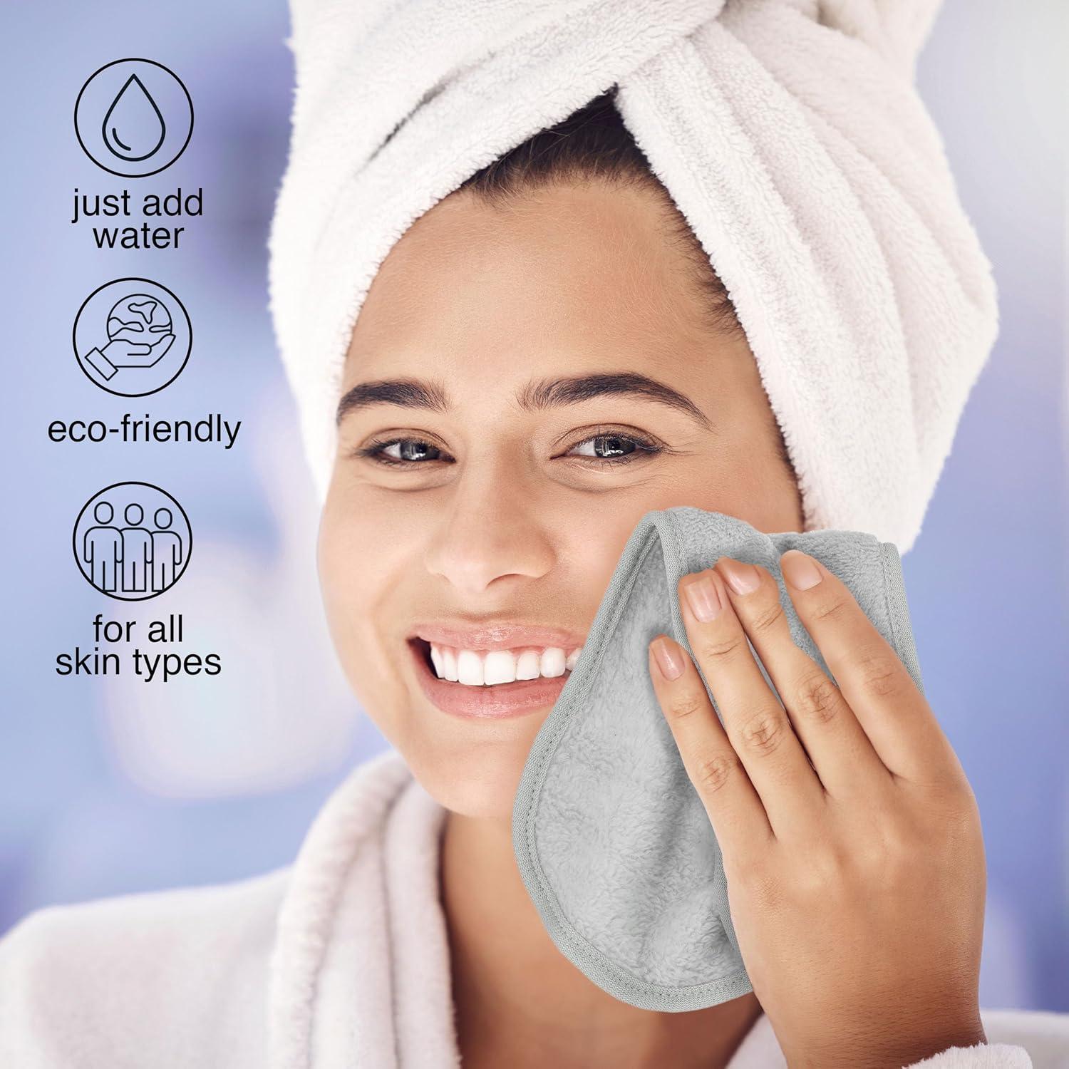 Set de 5 Paños Desmaquillantes Microfibra MHB Ecológicos