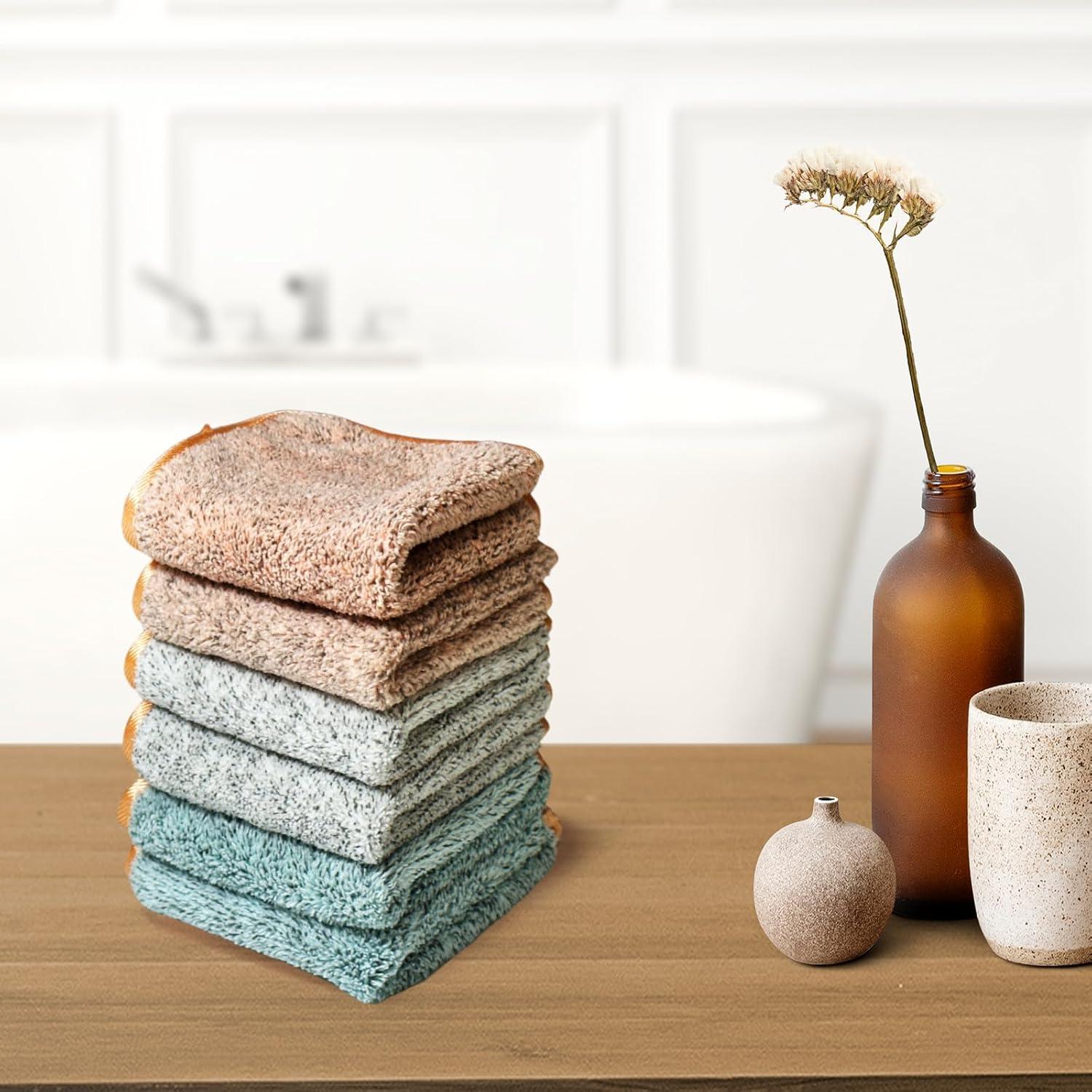 Paquete de 6 Paños Desmaquillantes Reutilizables PHOGARY 20x20 cm