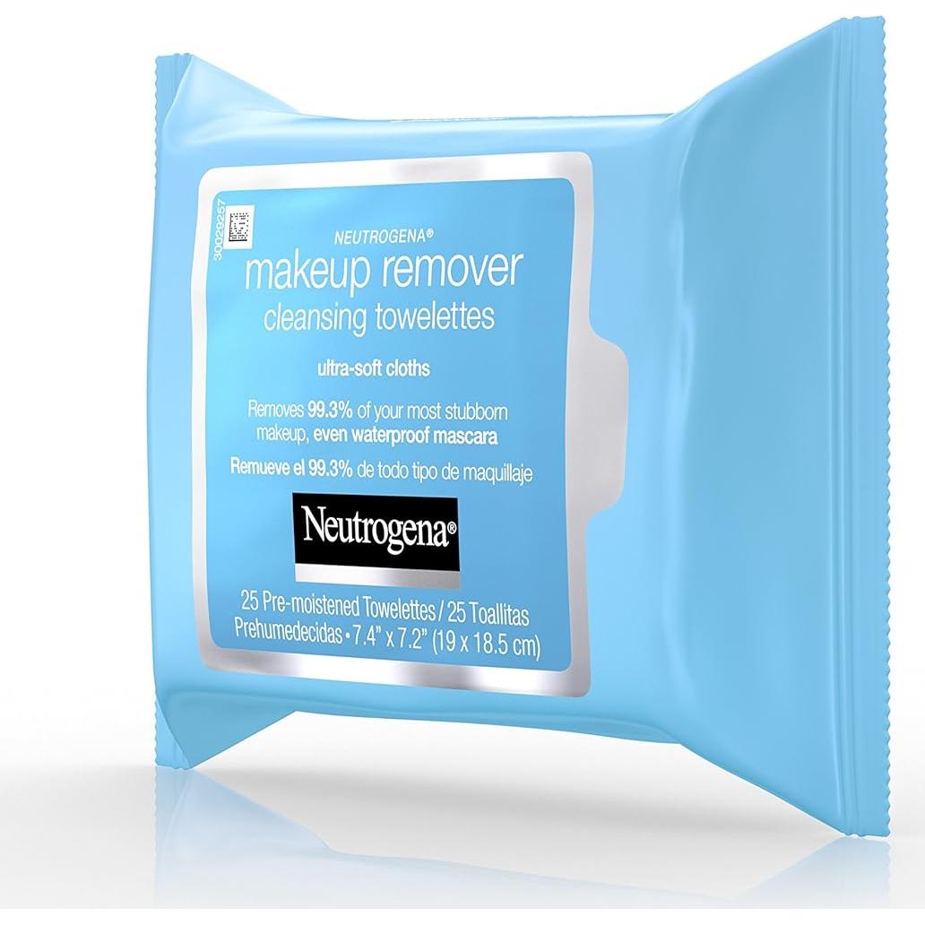Toallitas Desmaquillantes Neutrogena 25 ct x 6 Paquetes Ultra Suaves
