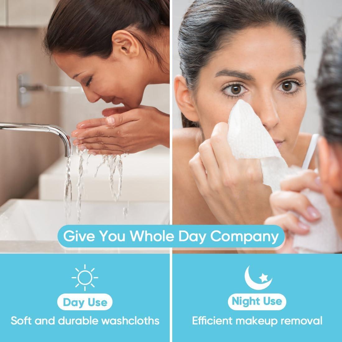 Toallas Faciales Desechables Orighty 100 Unidades Biodegradables