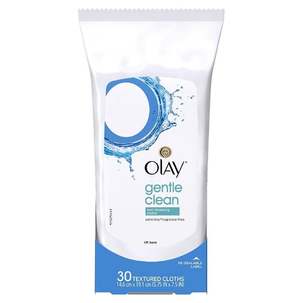 Toallitas Limpiadoras Húmedas OLAY 30 Unidades Sin Fragancia
