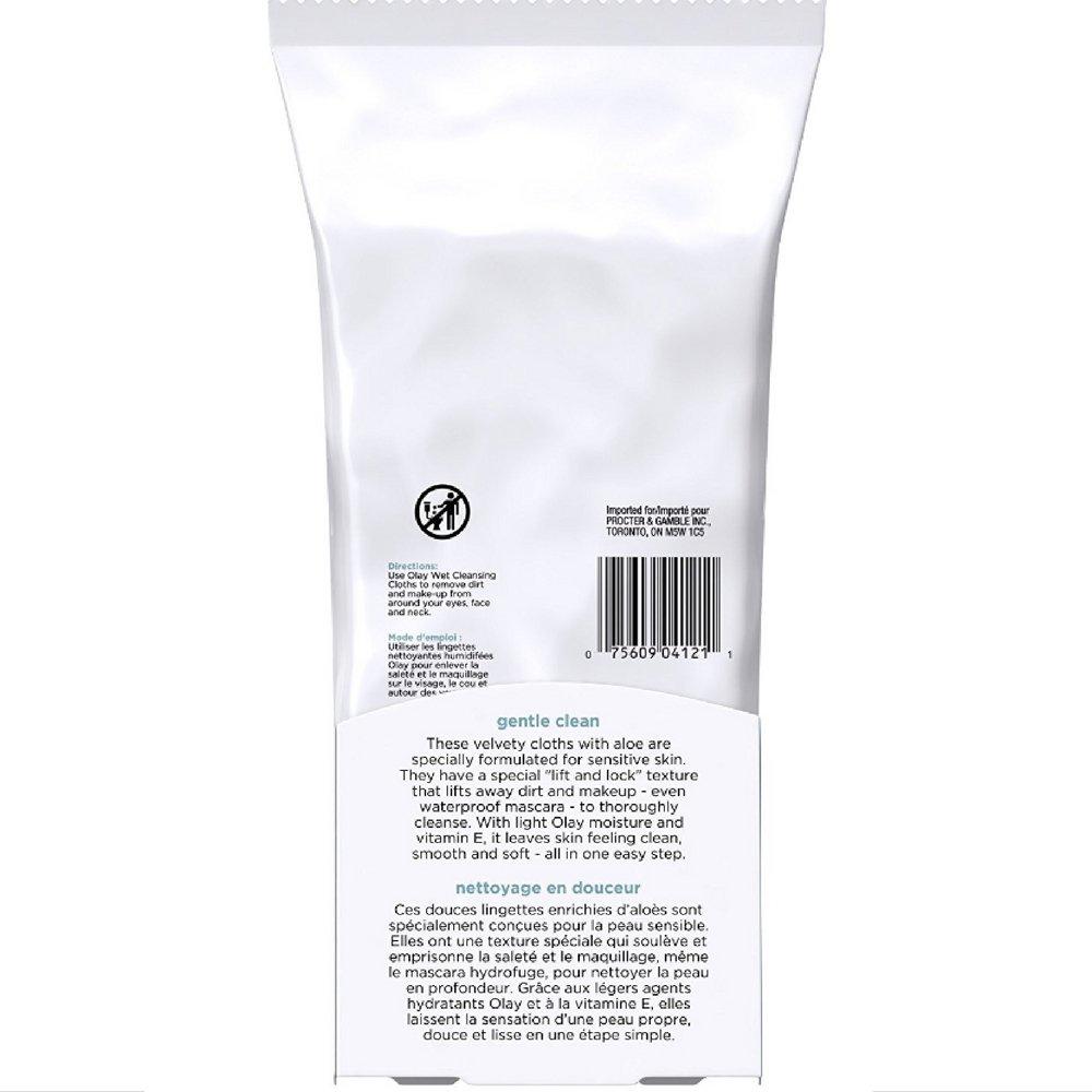Toallitas Limpiadoras Húmedas OLAY 30 Unidades Sin Fragancia